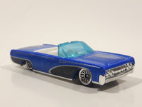 2001 Hot Wheels Hippie Mobiles '64 Lincoln Continental Convertible Metalflake Blue Die Cast Toy Car Vehicle