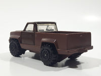 Vintage 1978 Tonka Pickup Truck Brown Pressed Steel Die Cast Toy Car Vehicle Made in Mexico
