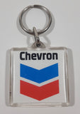 Chevron Gas Stations Acrylic Key Chain