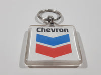 Chevron Gas Stations Acrylic Key Chain