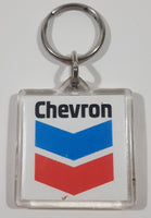 Chevron Gas Stations Acrylic Key Chain