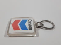 Chevron Gas Stations Acrylic Key Chain