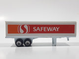 1997 Matchbox Highway Cruisers Safeway Articulated Trailer White Die Cast Toy Car Vehicle