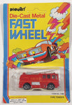Vintage PlayArt Fast Wheel No. 7168 Fire Tender Fire Truck Red Die Cast Toy Car Vehicle New in Package