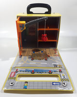 1999 Tomy Tomica Yellow Car Carrying Case Construction Play Set