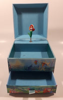 1988 Disney The Little Mermaid Wind up Musical Jewelry Box Plays Under The Sea