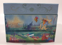 1988 Disney The Little Mermaid Wind up Musical Jewelry Box Plays Under The Sea