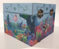 1988 Disney The Little Mermaid Wind up Musical Jewelry Box Plays Under The Sea