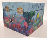 1988 Disney The Little Mermaid Wind up Musical Jewelry Box Plays Under The Sea