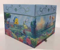 1988 Disney The Little Mermaid Wind up Musical Jewelry Box Plays Under The Sea