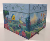 1988 Disney The Little Mermaid Wind up Musical Jewelry Box Plays Under The Sea