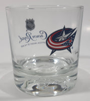 Rare Limited Release Crown Royal "NHL Rocks" Columbus Blue Jackets Hockey Team Clear Glass Whisky Cup