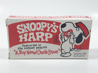Vintage Trophy Music Co. Peanuts Snoopy's Harp Featured In The Motion Picture "A Boy Named Charlie Brown" Musical Instrument with box
