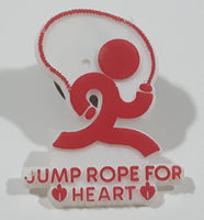 Jump Rope For Heart Plastic Lapel Pin Souvenir Travel Collectible