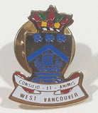 West Vancouver Consilio Et Animis Enamel Metal Pin