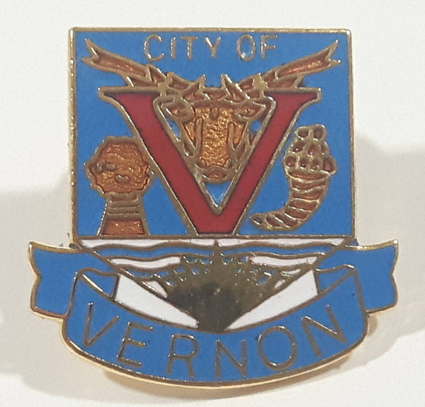 City Of Vernon Enamel Metal Pin