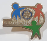 Rotary International Rotary Shares Enamel Metal Pin