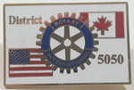 Rotary International District 5050 Enamel Metal Pin