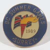 1989 BC Summer Games Surrey Enamel Metal Lapel Pin