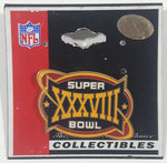 Super Bowl XXXVIII Metal Lapel Pin New on Card