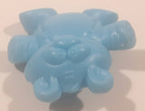 Blue Plastic Bear Toy 1 5/8" x 1 3/4"