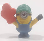 2019 McDonald's Despicable Me Rise of Gru Animated Movie Film Minion Character with Over Sized Fan Glove 2" Tall Plastic Toy Figure