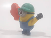 2019 McDonald's Despicable Me Rise of Gru Animated Movie Film Minion Character with Over Sized Fan Glove 2" Tall Plastic Toy Figure