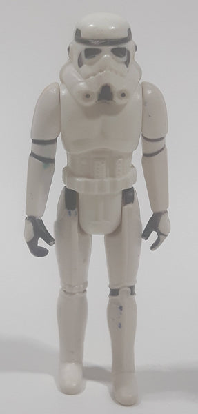 Vintage 1977 GMFGI Star Wars Stormtrooper 3 3/4" Tall Plastic Toy Action Figure Made in Hong Kong