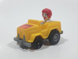 1985 McDonald's Happy Meal Fast Macs Ronald McDonald Character Pink Pull Back Toy Car Vehicle