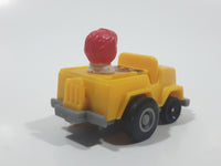 1985 McDonald's Happy Meal Fast Macs Ronald McDonald Character Pink Pull Back Toy Car Vehicle