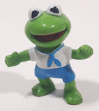 Vintage HA! The Muppets 1986 Baby Kermit The Frog Skateboarding Figurine McDonald's Happy Meal Toy