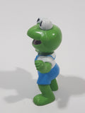 Vintage HA! The Muppets 1986 Baby Kermit The Frog Skateboarding Figurine McDonald's Happy Meal Toy