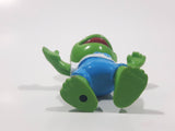 Vintage HA! The Muppets 1986 Baby Kermit The Frog Skateboarding Figurine McDonald's Happy Meal Toy