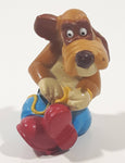 1992 Goldcrest Animations Disney Rock A Doodle Patou Dog Character 2 1/4" Tall Toy Figure