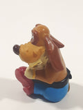 1992 Goldcrest Animations Disney Rock A Doodle Patou Dog Character 2 1/4" Tall Toy Figure