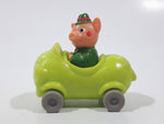 1994 Busy Town Richard Scarry Frumble Pig Green Car Plastic Toy Vehicle McDonald's Happy Meals