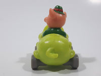 1994 Busy Town Richard Scarry Frumble Pig Green Car Plastic Toy Vehicle McDonald's Happy Meals