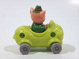 1994 Busy Town Richard Scarry Frumble Pig Green Car Plastic Toy Vehicle McDonald's Happy Meals