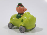 1994 Busy Town Richard Scarry Frumble Pig Green Car Plastic Toy Vehicle McDonald's Happy Meals