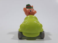 1994 Busy Town Richard Scarry Frumble Pig Green Car Plastic Toy Vehicle McDonald's Happy Meals