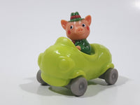 1994 Busy Town Richard Scarry Frumble Pig Green Car Plastic Toy Vehicle McDonald's Happy Meals