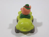 1994 Busy Town Richard Scarry Frumble Pig Green Car Plastic Toy Vehicle McDonald's Happy Meals