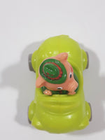 1994 Busy Town Richard Scarry Frumble Pig Green Car Plastic Toy Vehicle McDonald's Happy Meals