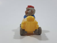 1994 Busy Town Richard Scarry Monkey In Banana Car Plastic Toy Vehicle McDonald's Happy Meals