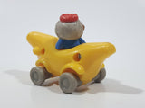 1994 Busy Town Richard Scarry Monkey In Banana Car Plastic Toy Vehicle McDonald's Happy Meals