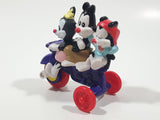1993 Warner Bros. Animaniacs Bicycle Built For Trio Wakko Yakko Dot Cartoon Characters Toy Vehicle McDonald's Happy Meal