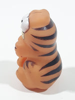 Garfield 1 3/4" Tall Rubber Toy Figure Pencil Topper Made in Hong Kong