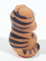 Garfield 1 3/4" Tall Rubber Toy Figure Pencil Topper Made in Hong Kong