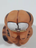 Garfield 1 3/4" Tall Rubber Toy Figure Pencil Topper Made in Hong Kong