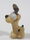 Garfield Odie Character 2 1/8" Tall Rubber Toy Figure Pencil Topper Made in Hong Kong